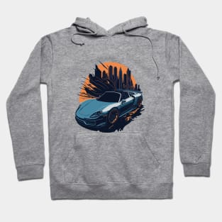 Porsche 918 Spyder Vintage Car Art Hoodie